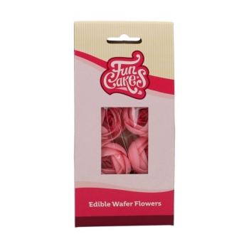 Edible Wafer Flowers - Rose pk/6